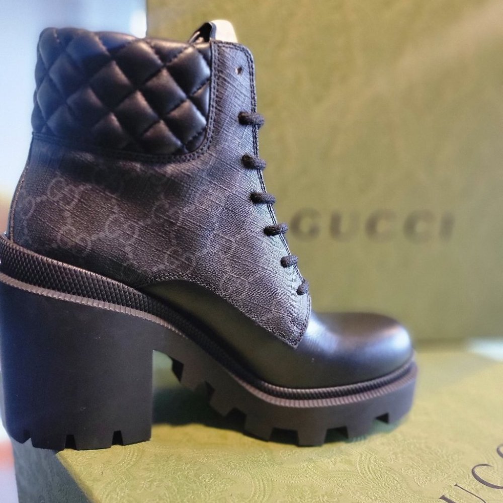 NEW GUCCI Combat Boots